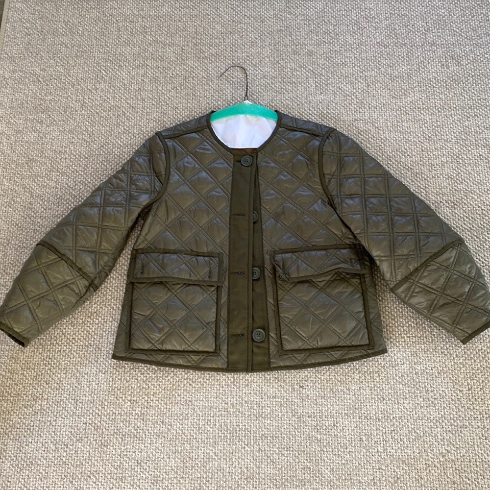 Veronica beard reversible quilted jacket